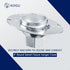 4" 2-Pack 1/2" 3/4" Round Swivel Pendant Fixture Hanger Cover for Octagon Electrical Box, Malleable Iron Swivel Hub
