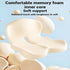 Gonexway Memory Foam Contoured Seat Cushion with L-Shaped Ergonomic Design for Office Chair Car Seats Seat Cushion