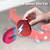 HYICO 2.85" Pinch (Red-1PC) Universal Aluminum Grooved Magnetic Jack Pad Thickened, fix the Magnet Pad,with Screw