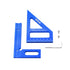 45/90 Degree Triangle Ruler Scriber, Aluminum Alloy Miter Triangle Ruler for Woodworking, High Precision Layout Tool