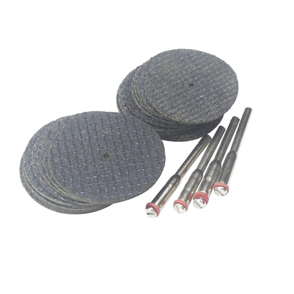 ?????? ???? 24 Pcs Resin Cut Off Discs, 1/8 Inch Shank Aluminum Cut Off Wheel for Rotary Tool