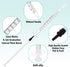 20 Pcs Syringe with Cap, Plastic Dispensing Syringes for Liquid Measurement, Multifunction Lab Utensils for Feeding