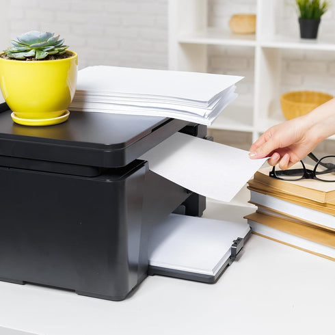 Fuyoooo 10 8.5 11 Inch Pcs Printer Cleaning Sheet x Scanner Cleaning Sheets Laser Printer Paper for Copier Fax Computer