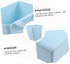 5Pcs Cabilock Wall-Mounted Storage Baskets Hanging Organizer for Kitchen Bathroom and Office Sturdy Plastic Hanging Cup