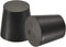 MECCANIXITY Rubber Tapered Plug, 20mm to 26mm Solid Test Tubes Bungs Stopper, Black for Lab Home, 10 Pieces