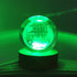 3D Crystal Earth Ball Light with Colorful LED Light Base, Color Changing Table Lamp with Remote, Unique Valentine's Day