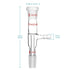 StonyLab Glass Vacuum Take Off Adapter, Straight, Short Stem with 14/20 Joints