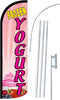 NEOPlex - "Frozen Yogurt 12-Foot Super Swooper Feather Flag with Heavy-Duty