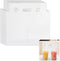 200 PCS Handle Drinking Poly Bags, Double Cup Carriers Bag Clear Portable