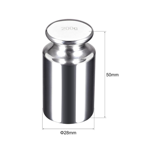 uxcell Gram Calibration Weight 200g M1 Precision Stainless Steel for Digital Balance Scales