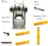 heyous Stainless Steel Pulley Block, Single Wheel Swivel Lifting Rope Pulley Block with Mounting Screws