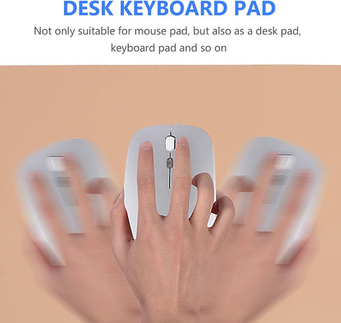 90cm 45cm KALLORY Dual-Sided Desk Pad X Non-Slip Pu Leather and Cork Desk Protector Writing Mat Large Blotter