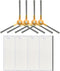Replacement Parts for Tesvor S6 X500 X520 X600 Pro M1 Robot Vacuum Cleaner, 4 HEPA Filters and 4 Side Brushes