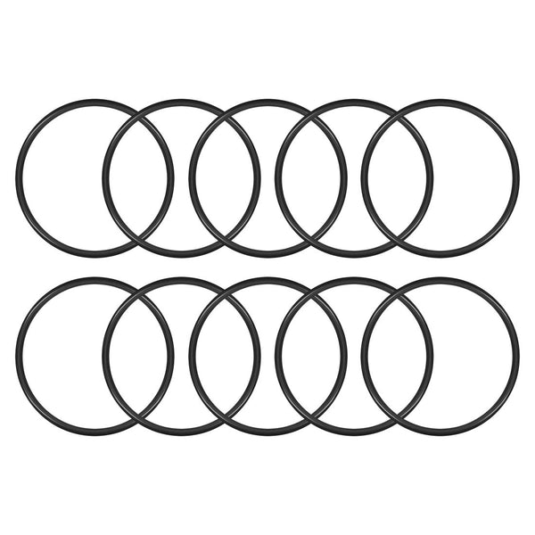 uxcell Nitrile Rubber O-Rings, 47mm OD, 43mm ID, 2mm Width, Metric Sealing Gasket, Pack of 10
