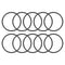 uxcell Nitrile Rubber O-Rings, 47mm OD, 43mm ID, 2mm Width, Metric Sealing Gasket, Pack of 10