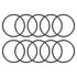 uxcell Nitrile Rubber O-Rings, 47mm OD, 43mm ID, 2mm Width, Metric Sealing Gasket, Pack of 10