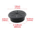 HJGarden 8pcs Flexible Desk Cord Grommets - 2-3/8 inch Wire Organizer Hole Cover for Managing and Hiding Office PC