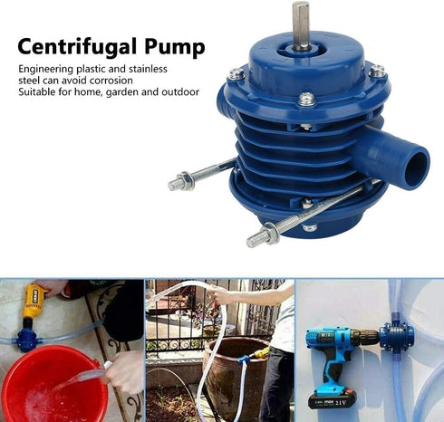 Water Pump Electric Drill Powered Pump for Water Transfer