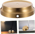 Round Table Lamp Base Iron Base for Desk Lamps Elegant Copper Finish Stable Design for Home Decor Easy Maintenance Chic