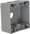 Hubbell Outdoor Lighting-Bell 5345-0 2 Gang Gray Outdoor Box, 5-3/4-Inch