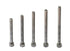 iexcell 50 Pcs M4 x 40/45/50/55/60mm Stainless Steel 304 Hex Socket Head Cap Screws Bolts Assortment Kit