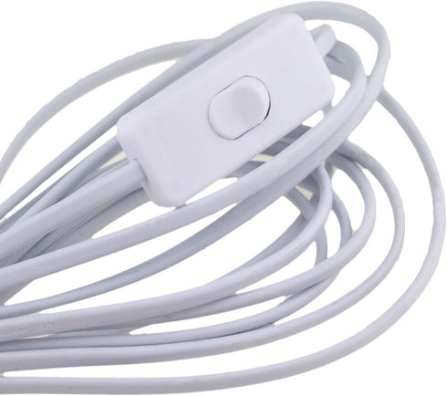 E26/E27 13FT Bulb Bulb (13ft) Rextin LED Light socket extension cord with On/Off switch and US AC Power Plug Socket