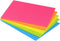 Lined Sticky Notes 6X8 in, Bright Ruled Post Stickies, Colorful Memo Pads with Strong Adhesive, 5 Pads/Pack, 28
