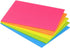 Lined Sticky Notes 6X8 in, Bright Ruled Post Stickies, Colorful Memo Pads with Strong Adhesive, 5 Pads/Pack, 28
