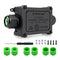 Junction Box Outdoor Waterproof Electrical Box, 2 Way Plug Line, Plastic External Junction Box for Landscape Lighting