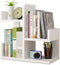 Wood Desktop Bookshelf Organizer, Office Storage Rack, Display Shelf