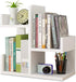 Wood Desktop Bookshelf Organizer, Office Storage Rack, Display Shelf