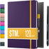 B5 Bullet Dotted Journal Notebook by STM - Thick Bleedproof 120gsm Paper, 215 Pages, Lay Flat Vegan Leather