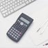 Helect 2-Line Engineering Scientific Calculator, Black, Suitable for School and Business