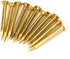 100Pcs Multi-Sizes Brass Nails - Brass Tacks Hardware for Wooden DIY Decorative Pictures