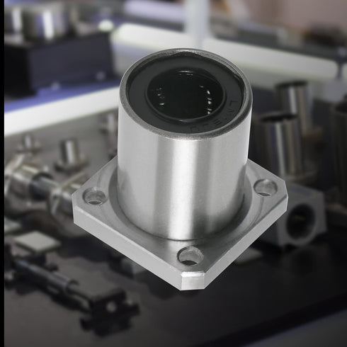 Aopin LMK20UU Square Flange Linear Motion Ball Bearing, ID 20mm, OD 32mm for CNC, 3D Printer, Linear Rail Guide