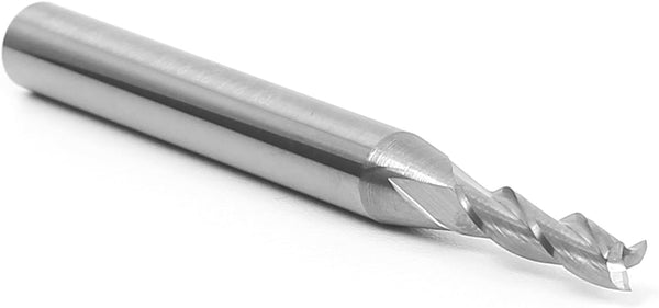 YONICO Upcut Router Bits Spiral 3 Flute Solid Carbide CNC End Mill 1/8-Inch Dia. 1/4-Inch Shank