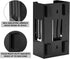 EMENTOL Magnetic Glove/Tissue Dispenser Holder Set, Black Glove Dispenser Wall Mount, Mount Onto Tool Box or in Workshops