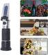 VGVGV 0-25% 0-40% Brix Refractometer, Handheld Grape Refractometer for Wine Spirits Tester Alcoholo Meter Brix Sugar