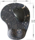 Ergonomic Aesthetic Black Portable Mouse Pad, Non-slip Computer Mouse Pad with 3D Gel Wrist Rest