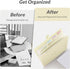 SKYDUE Expanding File Organizer with 5 Pockets, Portable Document Paper Bill Receipt Organizer for Office Supplies