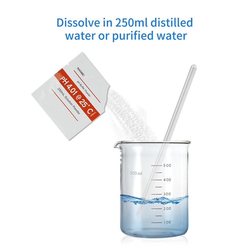 15 Pack Meter,5 4.01/7.00/10.01 of pH Meter Buffer Solution Powder for Precise PH Each for PH Calibration Buffer Powder