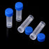 5ml Plastic Test Tubes with Screw Caps - Small Vial Storage Container for Lab, 50pcs
