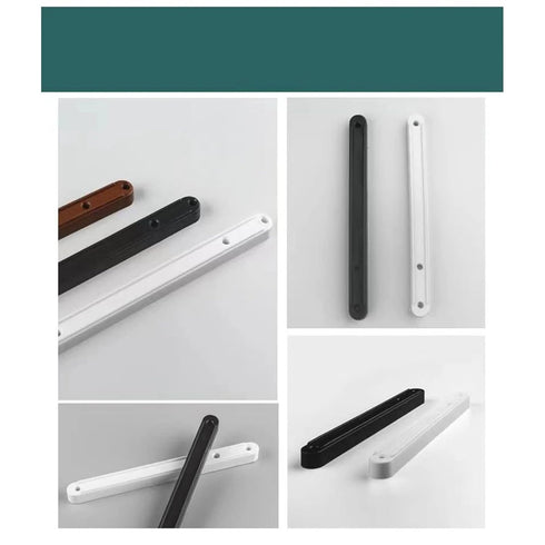 BORRGTU 2PCS/Lot Door(298mm Full Extension Ball Bearing Drawer Slides Plastic Slide Rail Guide Bedside Cabinet Wardrobe
