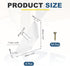 Gusset 4Pcs 59mm 59mm PATIKIL Joints, x Carbon Steel Corner Braces Bracket Angle Joining Support with Screws for Wood