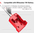 2 Packs Power Wheel Adapter, Compatible with Milwaukee 18V Battery, Converter Kit with Fuse & Switch for DIY RC Cars
