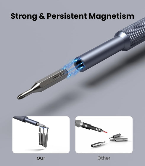 AXTH 25-in-1 Set, Small Precision Screwdriver Professional Magnetic Mini Repair Tool Kit for Phone, Computer, Watch