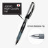 High Grade Gel Pens, Black Ink, 0.7mm Fine Point, 10 Count Pack, Quick Smooth Writing, Screw Off Cap, Gel Ink Pens, for School, Office Supplies (BIZ-GEL23-Black by FLEXOFFICE