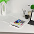 Clipboard with Storage, 8.5x11" Heavy Duty Plastic Clipboards with Pen Holder and A4 Legal Paper Folder, White