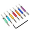 7pcs Self Centering Drill Bit Set, Hex Shank Hinge Drill Bits Tool for Woodworking