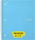 Five Star Spiral Notebook, 1 Subject, College Ruled Paper, 100 Sheets, Yellow, 11" x 8-1/2" (73475)